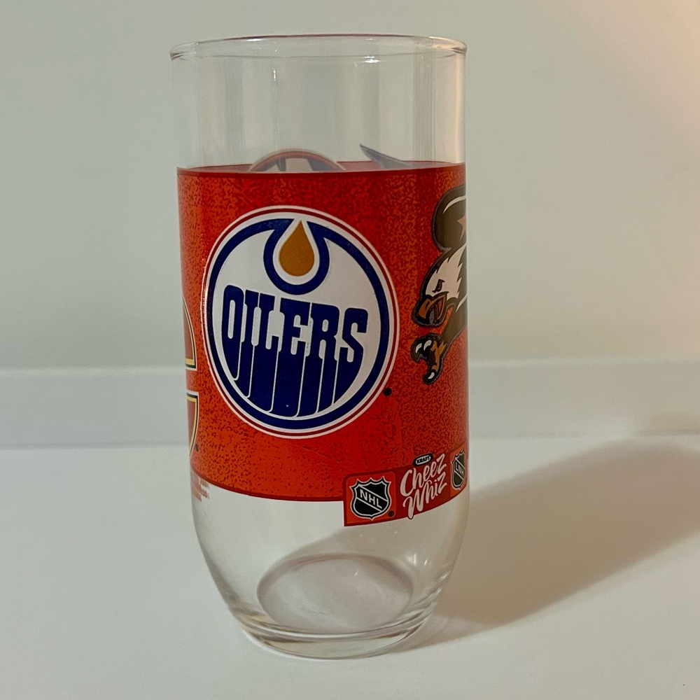 Cheez Whiz 2004 NHL Collector Drinking Glass (Oilers, Flames, Flyers, ..) 4 of 6